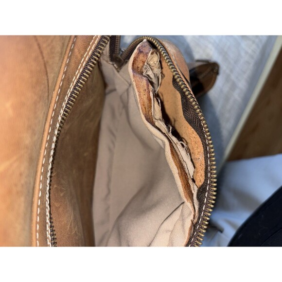 Handmade Leather Satchel NOVICA Artisan Shoulder Bag Mexico Brown Hinojosa 11.5 - Picture 15 of 16